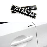 Lexus 2PC Luxury Auto Car Body Fender Metal Emblem Badge Sticker Decal