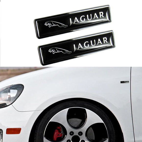 Luxury New Auto Car Body Fender Metal Badge For JAGUAR Sticker Decal 2PCS