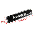 For 2PCS MAZDA Luxury Auto Car Body Fender Metal Emblem Badge Sticker Decal