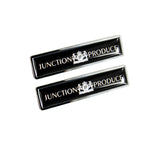 Luxury Auto Car Body Fender Metal Badge JP JUNCTION PRODUCE Sticker Decal 2PCS
