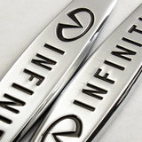 INFINITI Nissan 3D Metal Emblem Badge Sticker x2