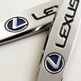 Lexus 3D Metal Emblem Badge Sticker x2