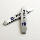 Mazda 3D Metal Emblem Sticker x2
