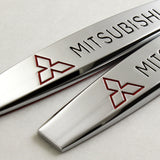 Mitsubishi 3D Metal Emblem Sticker x2