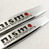 Nissan Nismo 3D Metal Emblem Sticker x2