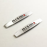 Nissan Nismo 3D Metal Emblem Sticker x2