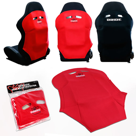 X1 JDM Red Racing Seat Protector Cover Pure Cotton Seat Dust Boot Bride logo New