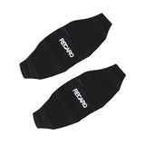 2PCS JDM RECARO Racing Black PVC Seat Side Cover Repair Decoration Pad Carbon Look