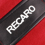 2PCS JDM RECARO Racing Red PVC Seat Side Cover Repair Decoration Pad
