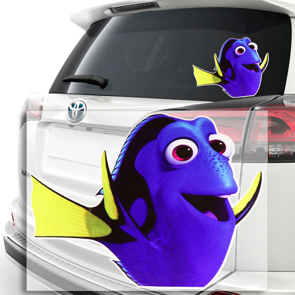 Car Laptop Door Case PEEPING DORY Sticker - Finding Nemo Wall My Family Decal