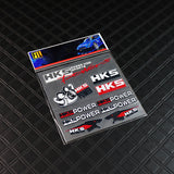 HKS 12pcs Reflective Sticker Set