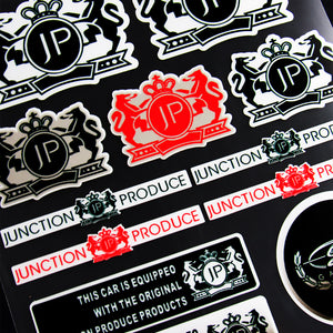 Junction Produce Reflective Decal Sticker Set Window Vinyl Fits Auto 12pcs Set