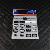 Junction Produce 15pcs Reflective Sticker Set