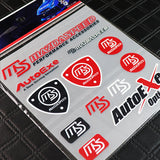 Mazdaspeed 12pcs Reflective Sticker Set