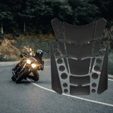 Motorcycle Fuel Tank 3D Gel Pad Protector Carbon Fiber Look Black Decal Sticker Universal