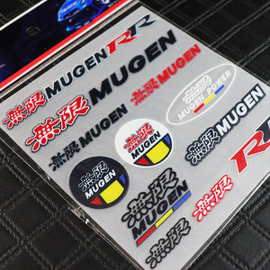 Mugen 12pcs Reflective Sticker Set