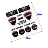JDM Mugen Reflective Car Door Window Vinyl Decal Sticker For Honda 11pcs (Set)