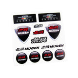 JDM Mugen Reflective Car Door Window Vinyl Decal Sticker For Honda 11pcs (Set)