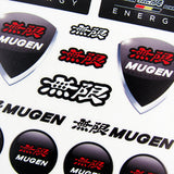 JDM Mugen Reflective Car Door Window Vinyl Decal Sticker For Honda 11pcs (Set)