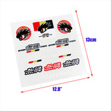 JDM Mugen Reflective Car Door Window Vinyl Decal Sticker For Honda 10pcs (Set)