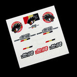 JDM Mugen Reflective Car Door Window Vinyl Decal Sticker For Honda 10pcs (Set)