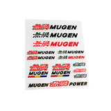 Mugen Power Small Reflective Decal Sticker Window Vinyl For HONDA 11pcs Set