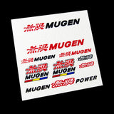 JDM Mugen Power Reflective Car Door Window Vinyl Decal Sticker For Honda 11pcs (Set)
