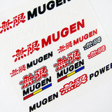 JDM Mugen Power Reflective Car Door Window Vinyl Decal Sticker For Honda 11pcs (Set)