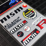 Nissan Nismo 8pcs Reflective Sticker Set