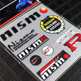 Nissan Nismo 8pcs Reflective Sticker Set