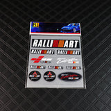 Mitsubishi Ralliart 11pcs Reflective Sticker Set