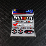 Mitsubishi Ralliart 11pcs Reflective Sticker Set