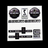 Shelby Mustang GT AC Cobra Reflective Car Door Window Vinyl Decal Sticker