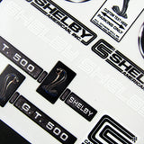 Shelby Mustang GT AC Cobra Reflective Car Door Window Vinyl Decal Sticker