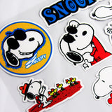 Snoopy Cool Reflective Car Truck Laptop Decal Sticker Window Vinyl New 10pcs Set