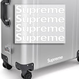 Supreme3M White Sticker Box Waterproof Phone Laptop Backpack Skateboard Decals Stickers