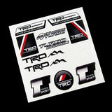 JDM TRD Sport Small Reflective Decal Sticker Set Window Vinyl Auto Laptop New