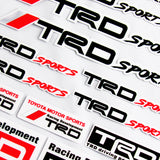 JDM TRD Sports Small Reflective Window Vinyl Decal Sticker Set Fits Auto New