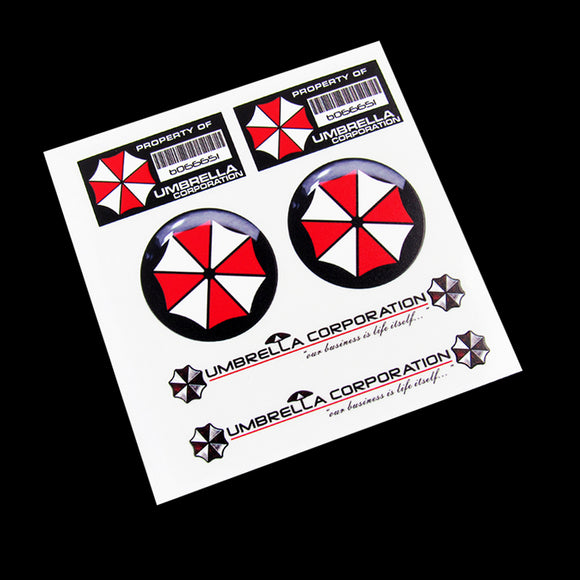 For Umbrella Corp. Resident Evil Car Window Vinyl Reflective Decal Sticker New