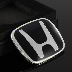 JDM Black H Emblem For Steering Wheel Civic 2006-2018 & Accord 2008-2018 DX EX LX