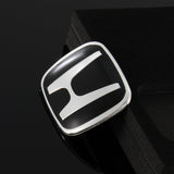 JDM Honda Black Set H Emblem For Steering Wheel JDM J'S TYPE B 50MM X 40MM with Logo Keychain Metal Key Ring
