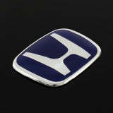 JDM Honda Blue Set H Emblem For Steering Wheel JDM J'S TYPE B 50MM X 40MM with Logo Keychain Metal Key Ring