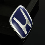 JDM Honda Blue Set H Emblem For Steering Wheel JDM J'S TYPE B 50MM X 40MM with Logo Keychain Metal Key Ring