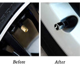 Batman Car Wheel Tire Valves Dust Stem Air Caps Keychain Emblem KEY FOB Set - US SELLER