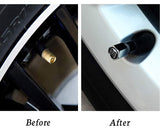 MERCEDES AMG BRABUS Car Wheel Tire Valves Dust Stem Air Caps Keychain Emblem KEY FOB Set - US SELLER
