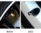 MERCEDES AMG BRABUS Car Wheel Tire Valves Dust Stem Air Caps Keychain Emblem KEY FOB Silver Set - US SELLER