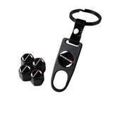 DODGE SRT Set Seat Belt Covers with Wheel Tire Valves Air Caps Keychain Set - US SELLER