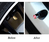 JAGUAR Silver Car Wheel Tire Valves Dust Stem Air Caps Keychain Emblem KEY FOB Set - US SELLER