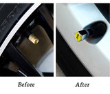JEEP Universal Black Set Car Wheel Tire Valves Dust Stem Air Caps Keychain Emblem KEY FOB - US SELLER