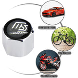 Mazda Set LOGO Emblems with Mazda Speed Silver Keychain Tire Wheel Valves Air Caps - US SELLER